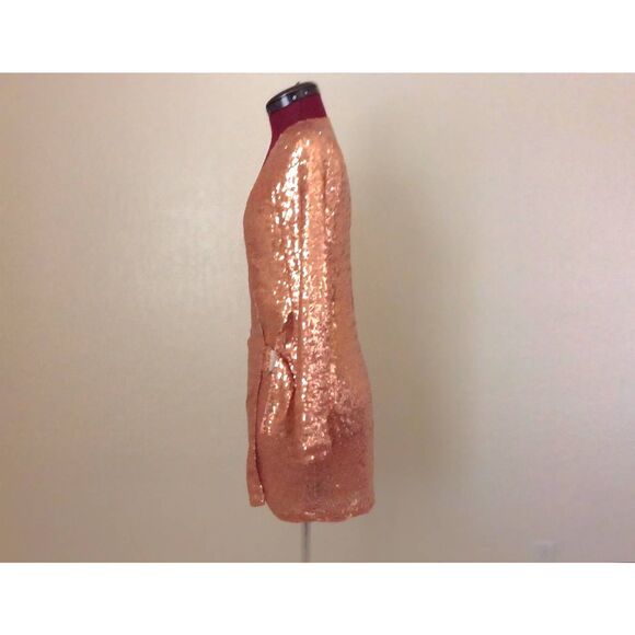 Misguided Sequined Wrap Dress - Picture 3 of 7